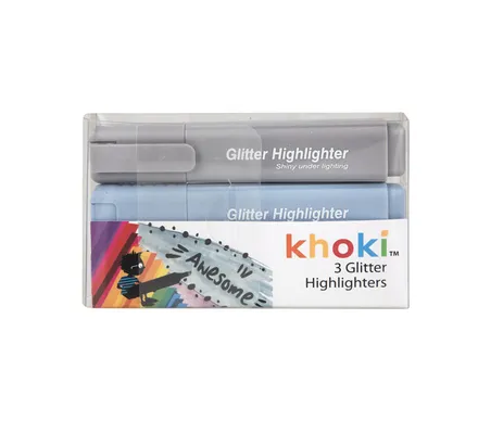Glitter Highlighter, 3-Piece
