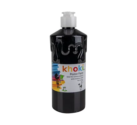 Black Poster Tempera Paint