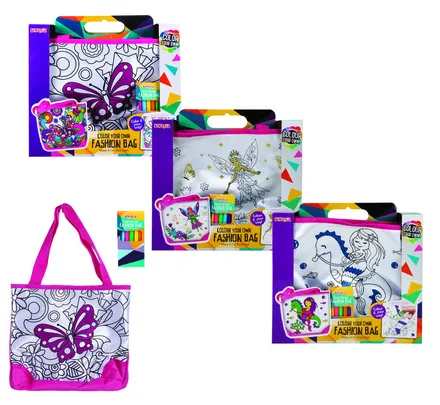 Colour Your Own Bag, 28 X 24cm