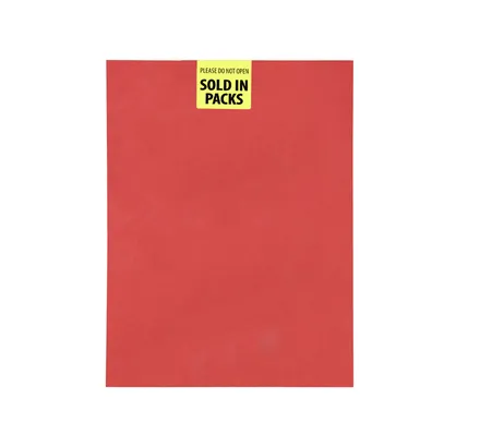 Project Art Paper-Red, 5-Pack A2