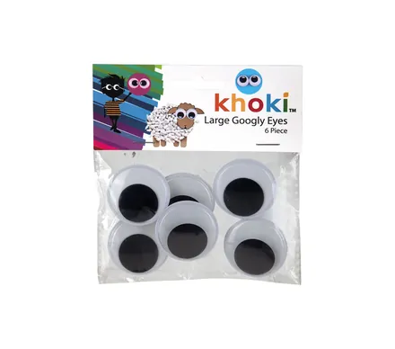 Large Wiggly Eyes, 6-Piece