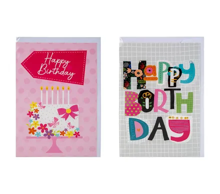 Female Birthday Card & Envelope