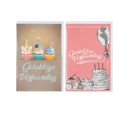 Female Birthday Card & Envelope