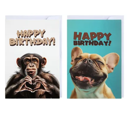 Birthday Card & Envelope