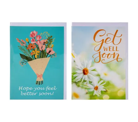 Get Well Card & Envelope