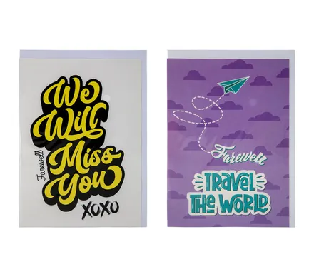 Farewell Card & Envelope