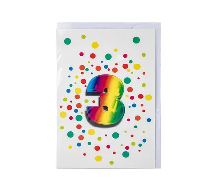 Milestone Birthday Card & Envelope 3