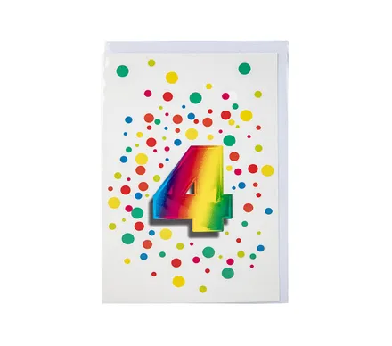 Milestone Birthday Card & Envelope 4