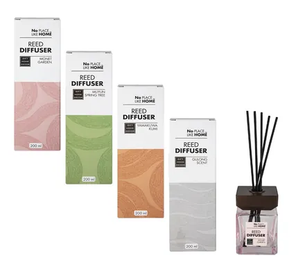 Diffuser Set 200ml & Sticks Asstd