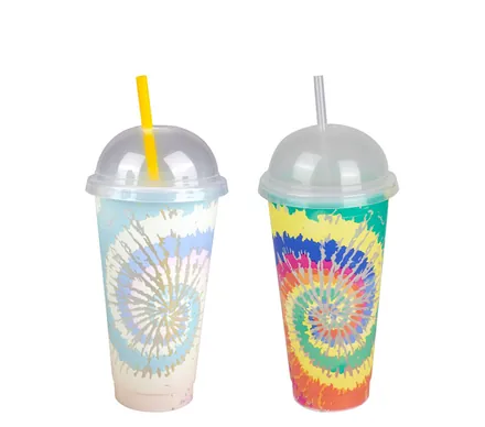 Colour Changing Tumbler With Straw