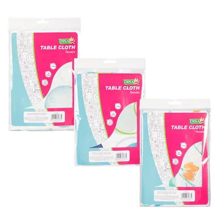 Table Cloth Plastic 132 X 178cm