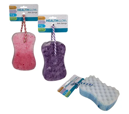 Exfoliating Bath Sponges Assorted