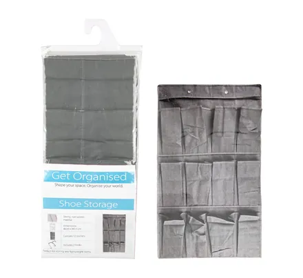 Shoe Bag 46 X 84cm, Twelve Divisions