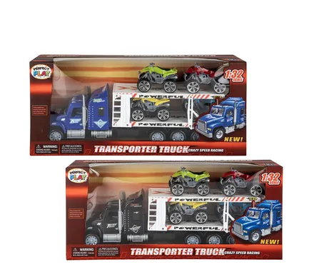 Truck & Trailor Play Set 38cm, 5-Piece
