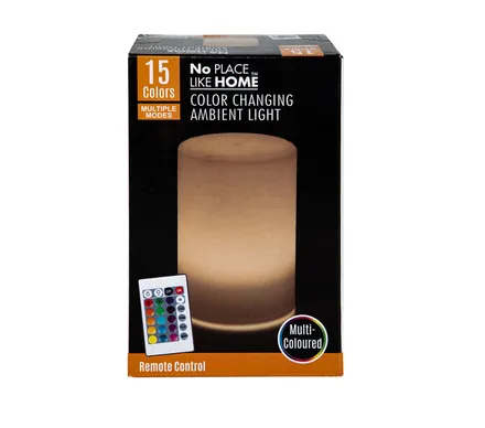 Cylinder Lamp With Remote Control