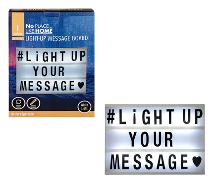 Light Up Message Board