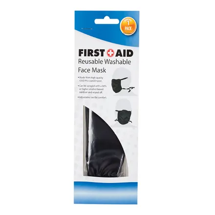 Face Mask With Adjustable Ties
