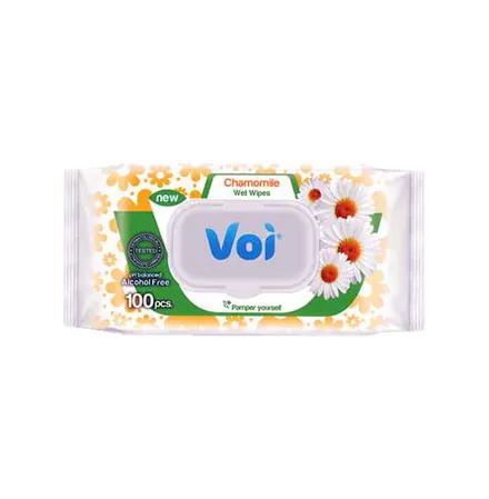Voi Wet Wipes, 160 X 190mm, 100-Piece