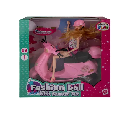 Fashion Doll With Scooter