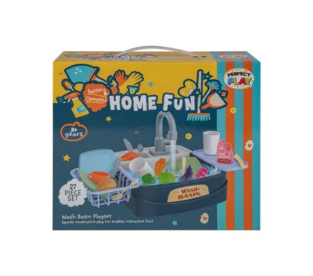 Washing Up Playset With Running Water