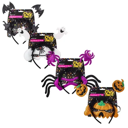 Dress Up Novelty Headband & Mask Set