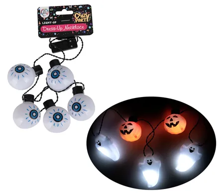 Novelty Light-Up Halloween Necklace