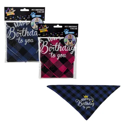 Dress Up Pet Birthday Collar