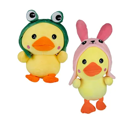 Stuffed Duck With Hoodie, 30cm