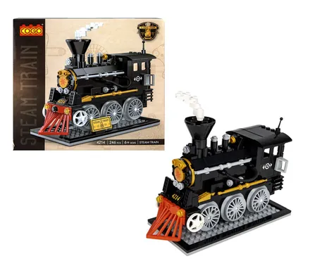 Train Building Blocks Cogo 246-Piece