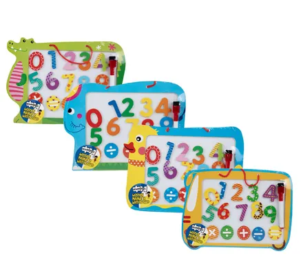 Wooden Magnet White Board With Numbers