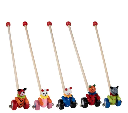 Wooden Push Toy Cars