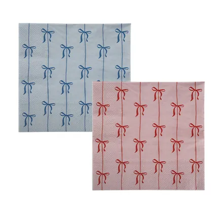 Serviettes 2ply 20pc Bows