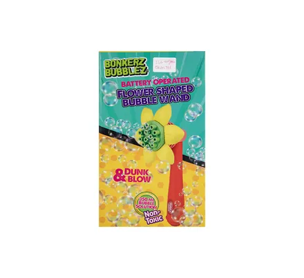 Novelty Battery Operated Bubble Flower