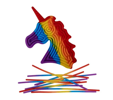Sensory Unicorn Spaghetti Puzzle