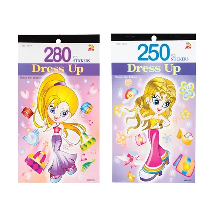 Dress Up Sticker Book