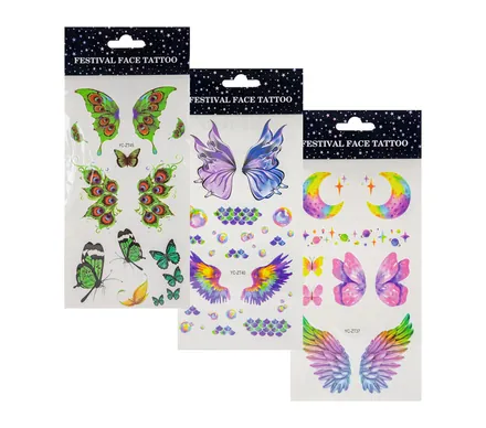 Face & Body Temporary Tattoos