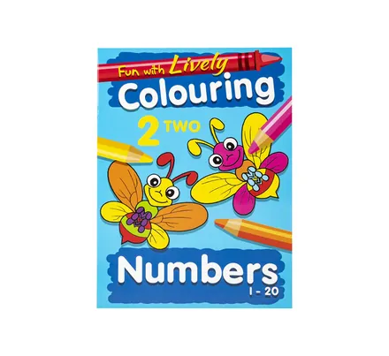 Lively Colouring Alphabet Numbers 1-20