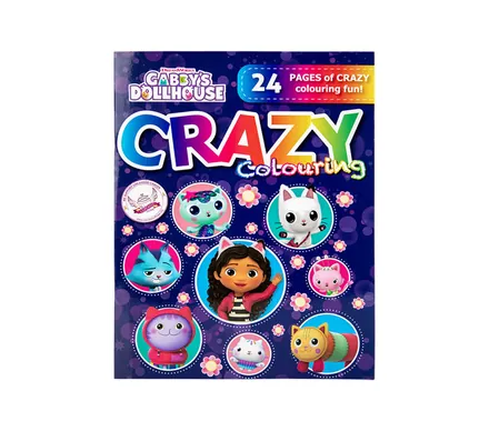Gabby's Dollhouse Crazy Colouring