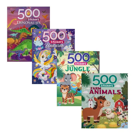Unicorn Sticker Book With 500 Stickers