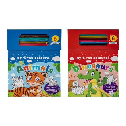 First Colours Colouring Book