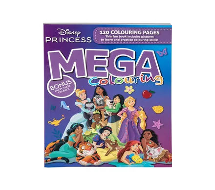 Disney Princess Mega Colouring Book