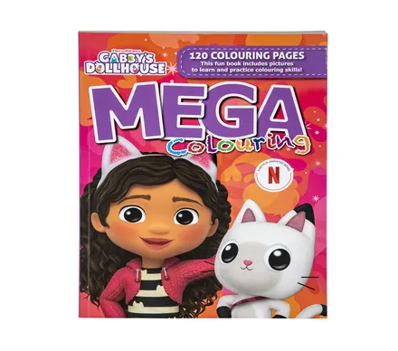 Gabby's Dollhouse Mega Colouring Book