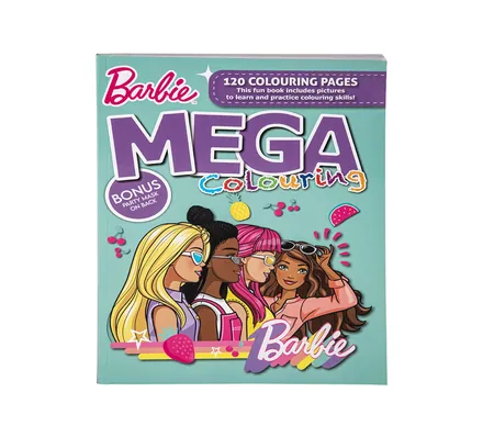 Barbie Mega Colouring Book