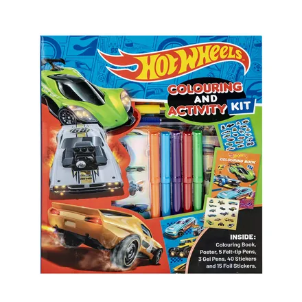 Hot Wheels Colour & Activity Kit