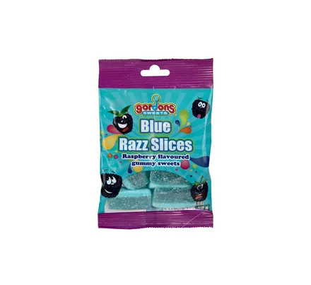 Gordons Blue Razz Slices, 60g