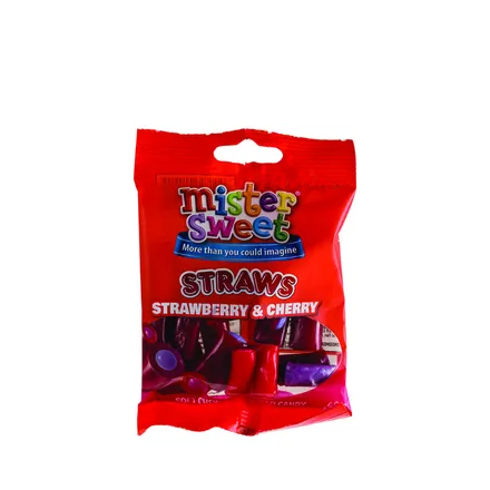 Mister Sweet Cherry & Strawberry Straws