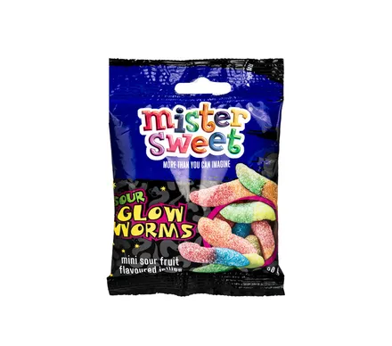 Mister Sweet Mini Sour Glow Worms