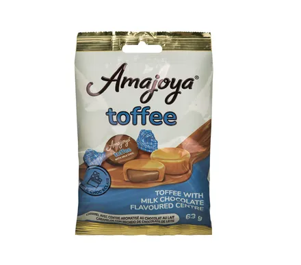 Amajoya Creamy Milk Toffee With Choc 63g